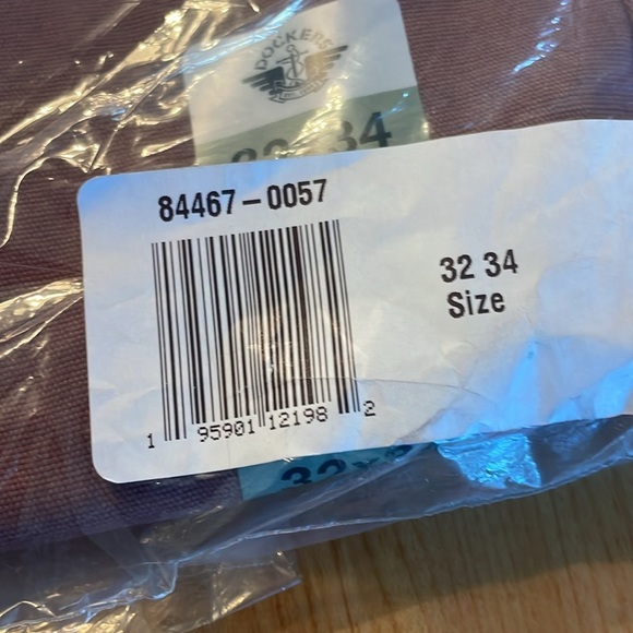 NWT Dockers men’s ultimate chino straight fit smart 360 flex khaki Brown 32/34 - Picture 6 of 6